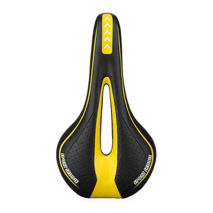 Coussin De Selle Vélo Fibre De Carbone - Antichoc Et Confortable Pour Route Et VTT