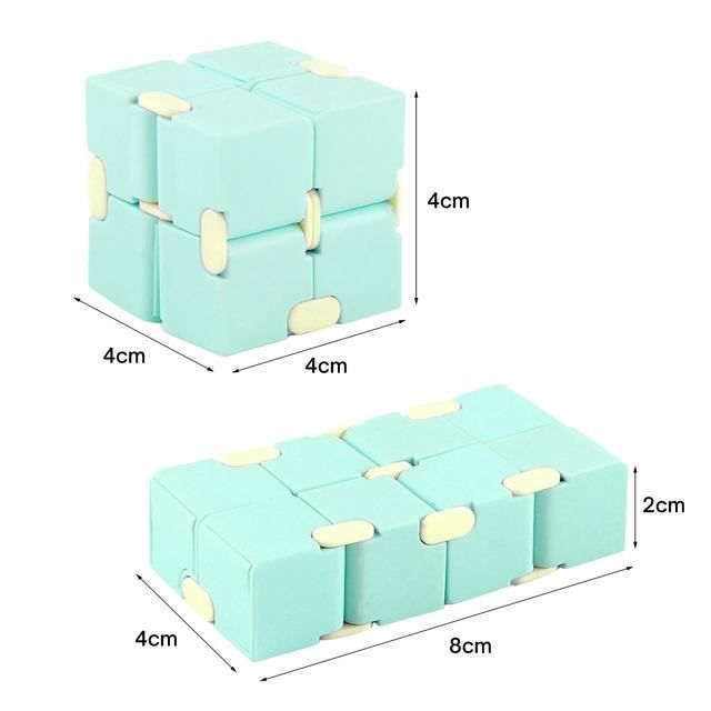 Lot De 10 Fidget Cube Anti-Stress - Jouets Pour Enfants Et Adultes - Améliore Concentration Et Relaxation