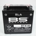 Batterie SLA BS Battery pour Moto Harley Davidson 883 Xl N Iron 2009 à 2015 YTX14L-BS / 12V 12Ah Neuf-1