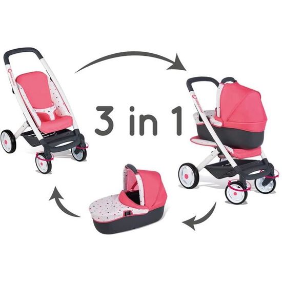 Poussette 3 roues smoby sales