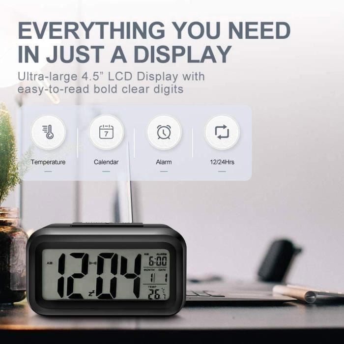 Reloj de mesa best sale digital numeros grandes