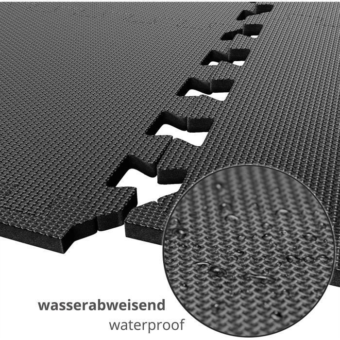 Tapis De Sol Gym 60x60cm - Mousse EVA Antidérapante - Pour Salle De Sport à Domicile