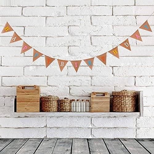 Bannière Chaise Haute Pour Anniversaire Bébé – 1 An – Toile De Jute Bleue Thème Nautique
