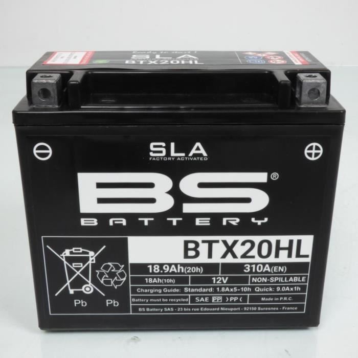 Batterie SLA BS Battery pour Moto Harley Davidson 1690 Fxdl Dyna Low ...