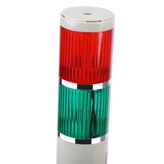 Ampoule D'Avertissement LTA205-2 220V - Mixte Rouge/Vert, Pour Équipement Mécanique