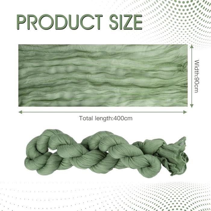 DeZerlor Lot De 4 Chemins De Table En étamine De Style Bohème - 304,8