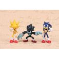 6 pcs / lot 5-7 cm figurines Sonic jouet Super Sonic le hérisson Sonic Shadow Tails Knuckles PVC figurine cadeau de noël-2