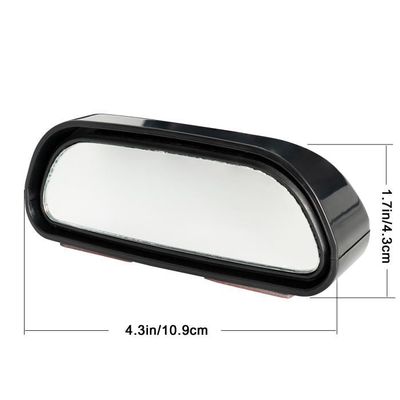 Rétroviseurs D'Angle Mort Gauche + Droit Baceyong - Miroirs Auxiliaires Grand Angle Réglables Argent Pour Voiture