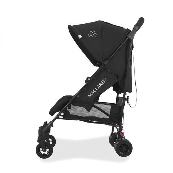 Poussette maclaren shop quest black black