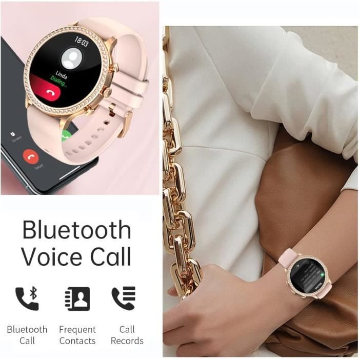 Montre Intelligente Radiant Hollywood - Moniteur Cardiaque, Tension, Sommeil - Compatible Android IOS