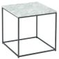 Table Basse Carree 40 Cm En Marbre Blanc Et Pieds En Metal Noir Collection Telma Achat Vente Table Basse Table Basse Carree 40 Cm En Cdiscount