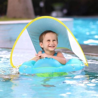 Bouée Bébé Piscine Sans Gonflage – Flotteur PVC Portable & Sécurisé Pour 6-36 Mois – Plage, Lac, Piscine