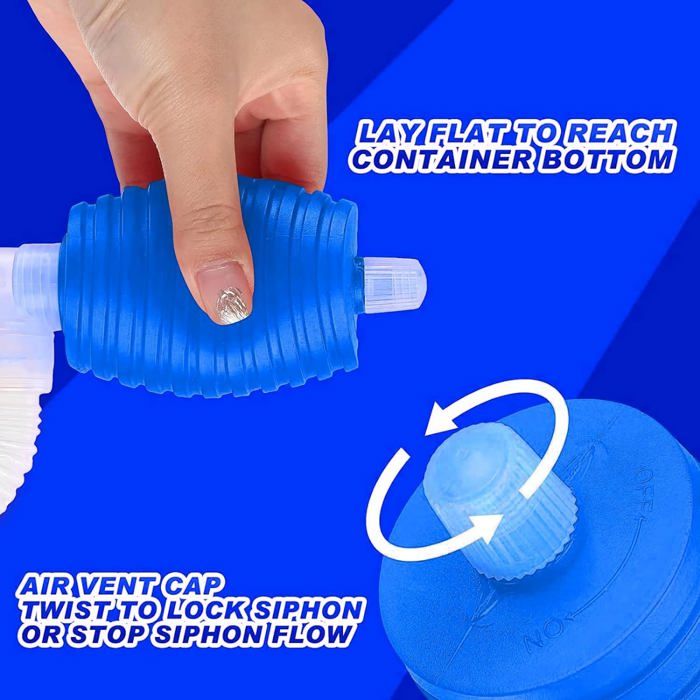 Pompe à Cale Manuelle – Siphon Portable Avec Tuyau Réversible, Métal/plastique, Pour Yacht, Bateau De Pêche, Kayak, Jet-ski