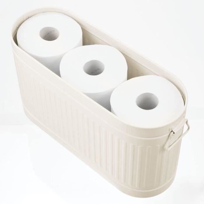 Rangement Papier Toilette Pour 6 Rouleaux De Rechange \ Support Papier  Toilette Autonome En Métal \ Dérouleur Papier Wc Compa[D3054] - Cdiscount  Bricolage