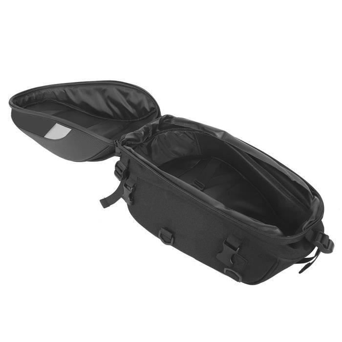 Serious-sac à dos de queue de moto Sac de siège arrière de moto sac à dos  de selle arrière étanche à double usage - Cdiscount Auto