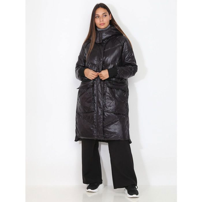 Doudoune Hiver Femme Matelassée - Capuche Amovible - Léger Coupe-Vent - 2 Poches Zippées