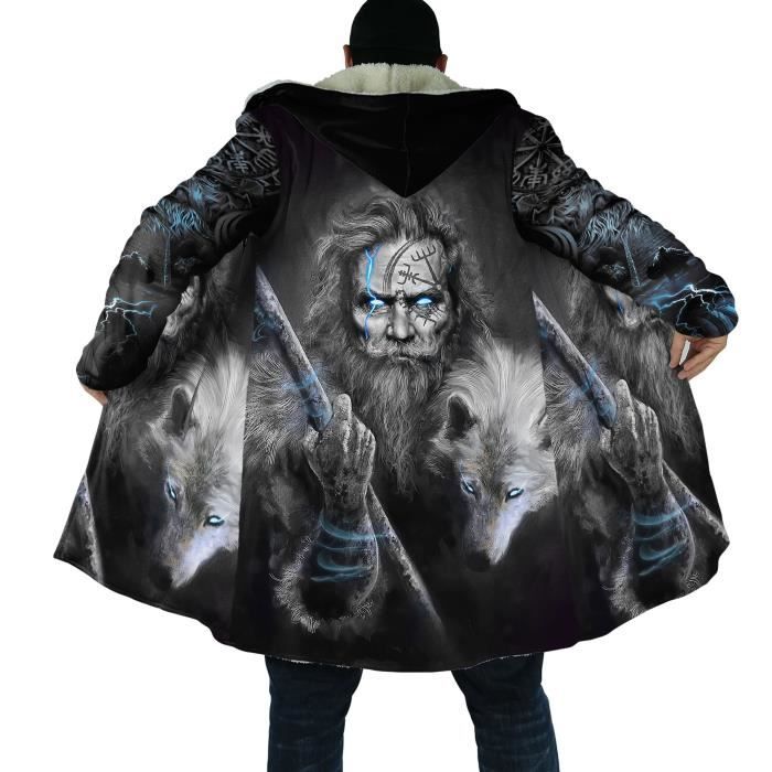 Manteau viking homme best sale
