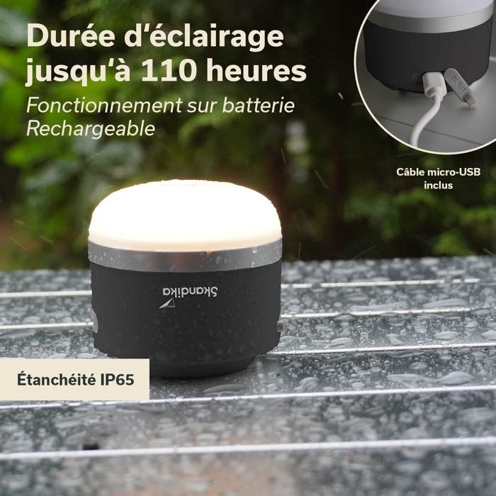 Lanterne Rechargeable 16500mAh Lampe Camping Rechargeable Lampe Rechargeable: Nizirioo 2 En 1 Lampe Solaire Camping Avec USB Et éclairage Extérieur Randonnée Autonomie