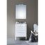 Alterna Meuble Woodstock 60cm 2 Tiroirs Blanc Brillant Achat
