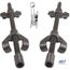 Compresseur Ressort Amortisseur Pour Voiture - Griffes 380mm, Clé 1/2", 2 Pièces