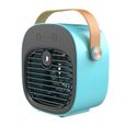 Mini Climatiseur Portable Ventilateur de Bureau Refroidisseur Humidificateur Purificateur pour Chambre Bureau Maison Chambre Salon,a
