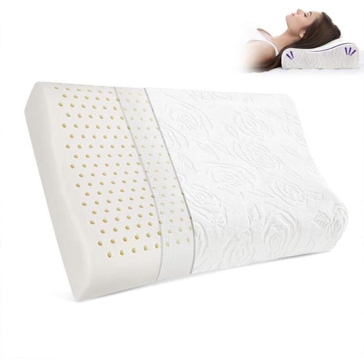 Oreiller ergonomique cdiscount