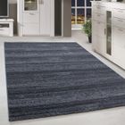 Homebyhome Tapis de Salon Moderne 200x290 cm - Gris Uni, Poil Court et Moelleux, Couleurs Tendance