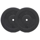 GORILLA SPORTS Disques musculation en plastique 30/31 mm