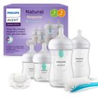 Kit nouveau-né - PHILIPS AVENT - Natural 3.0 AirFree - 2 Biberons 125ml + 2 Biberons 260ml + Sucettes Ultra Douce 0-6M
