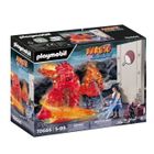 PLAYMOBIL 70666 Sasuke vs. Itachi, Naruto, Héros issus de Manga Ninja, Naruto Shippuden, Dès 5 ans