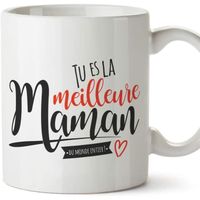 Tasse - Mug pour Maman –"Meilleure Maman" (modèle 2) – Idée Cadeau Fête des Mères - Anniversaire originale 1