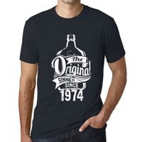 Homme Tee-Shirt Le Pécheur Originel Depuis 1974 – The Original Sinner Since 1974 – 49 Ans T-Shirt Cadeau 49e Anniversaire Vintage