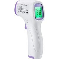 Thermomètre frontal médical pour mesurer la fièvre, thermomètre frontal numérique à lecture directe et précise avec écran LCD