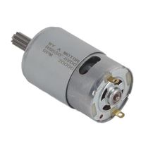 Moteur RS550 20V Avec Arbre En D - Moteur Métallique 75x37 Mm Pour Laveuse Auto Sans Fil Et Autres