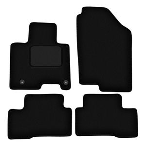 Tapis De Sol Velours Noir Pour Kia Sportage V (2021-2025) - 4 Pièces, Imperméables Et Ajustés