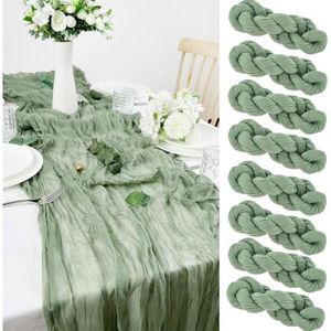 Chemin De Table Non-Tissé Sizocloud Vert Sauge - Rouleau 30 Cm X 25 M Décoration Original Holland