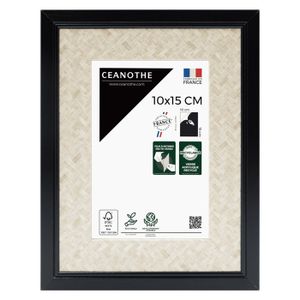 Lot De 5 Cadres Jena - Blanc - 10X15 Cm - Cadre Photo En Bois, Mural Et