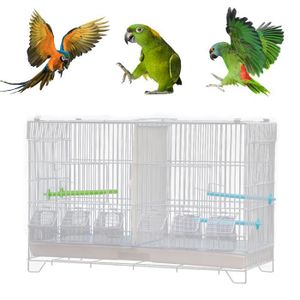 VOLIÈRE - CAGE OISEAU HUOLE-60*26*39.5cm Cage oiseaux pour perroquets de