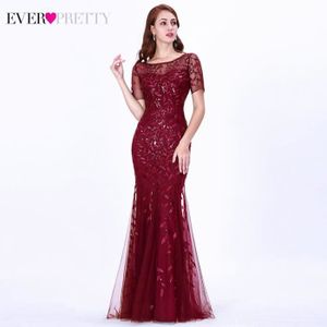 Robe De Soiree Bordeaux Achat Vente Pas Cher