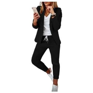 Pantalon costume hotsell noir femme