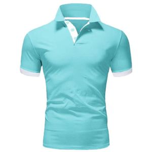 POLO Polo à Séchage Rapide pour Homme T-Shirts de Golf légers Hauts à Manches Courtes d'été
