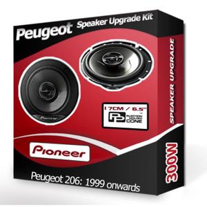 CONNECTEURS FICHES ENCEINTES HAUT-PARLEURS POUR PEUGEOT 206 2000