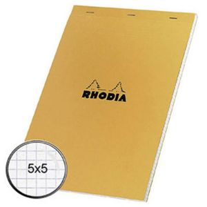 BLOC NOTE Rhodia Bloc-notes agrafé - Format A4 (80 g/m2) - 8