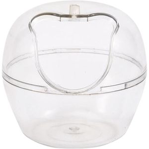 ACCESSOIRE ABRI ANIMAL Clear Hamster House, Hamster Cage Bed Nest, Hideou