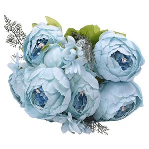 FLEUR SECHEE,21--Grande fleur de pivoine artificielle rétro, fausse fleur  européenne en soie, décoration de mariage, maison, salon, - Cdiscount Maison