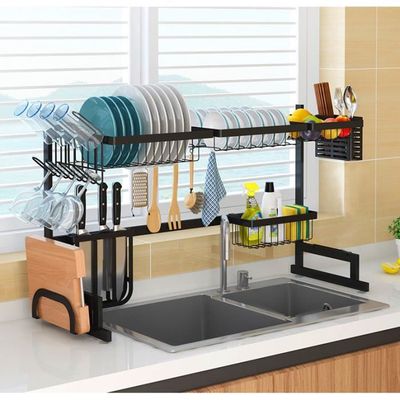 Égouttoir à Vaisselle Triangulaire Pour évier D’angle – Pliable, En Inox, Gain De Place Et Multifonction - 12