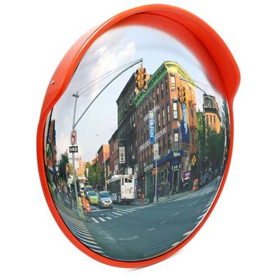 Miroir Convexe Sécurité 30 Cm 130° Grand Angle – Extérieur Garage Route Parking – Réglable Robuste