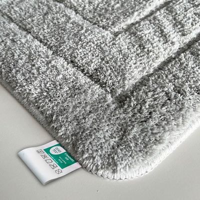 Mixibaby Lot De 2 Tapis De Bain Doux, Antidérapants, Séchage Rapide, Lavables En Machine, Pour Salle De Bain, Douche Et WC 50 X 80 Cm + 50 X 40 Cm, Dimensions