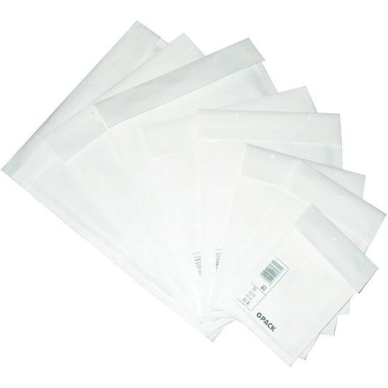 Materiel-pro - 100 Enveloppes à Bulles D'Air Pochettes Matelassées Économiques Taille D/4 - 180x265 Mm Intérieur