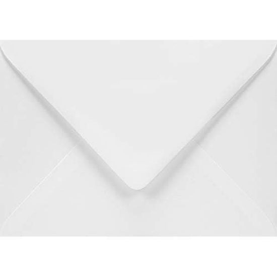 Lot De 50 Enveloppes - B6-17,5 X 12,5 Cm - Rouge - Fermeture Humide Avec Rabat Pointu - 120 G/m² - Pour Mariage, Cartes De Vœux, Invitations